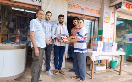 एबीवीपी के नवनियुक्त जिला सयोंजक का किया स्वागत