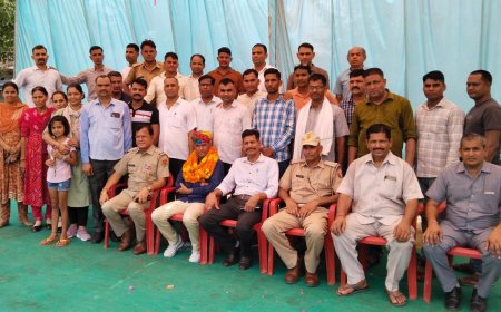 उदयपुरवाटी पुलिस थाने के एएसआई राम सिंह का सेवानिवृत्ति पर हुआ जोरदार सम्मान