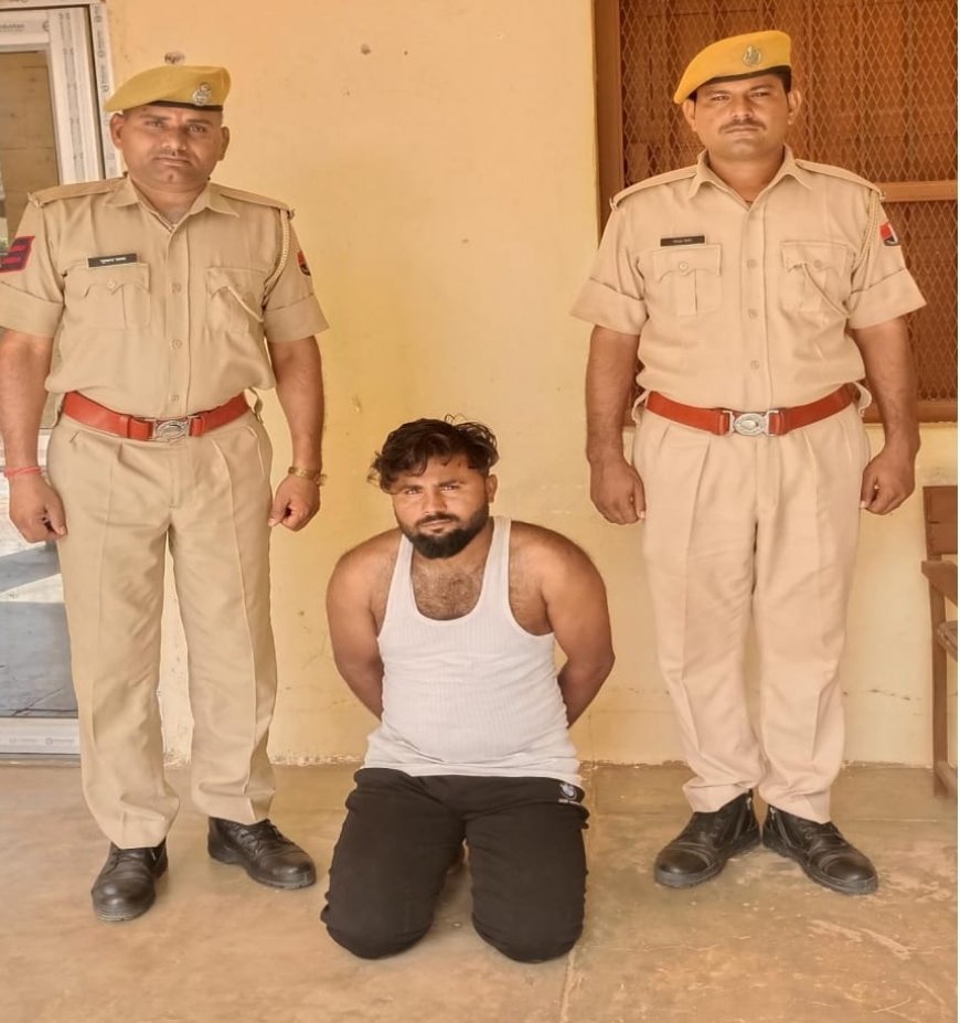 नाबालिग की फोटो सोशल मीडिया पर शेयर की, एक गिरफ्तार:एक साल से था फरार, 4 जिलों में दबिश देकर पुलिस ने दबोचा