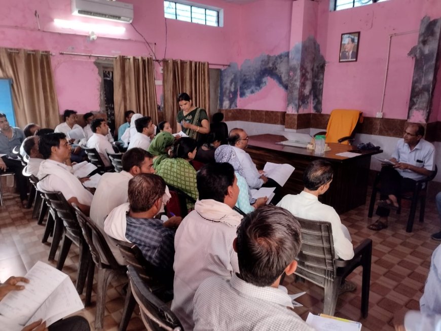 पंचायत समिति गोविंदगढ़ में मुख्यमंत्री ई-ग्राम परियोजना को लेकर ई-ग्राम प्रभारियों का प्रशिक्षण शिविर आयोजित