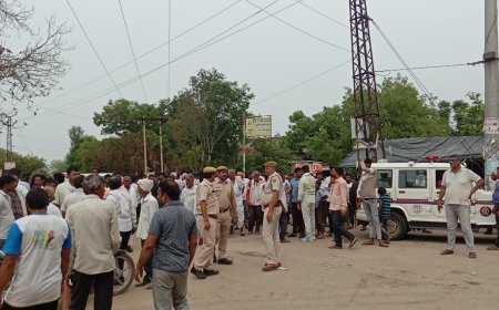 अवैध वसूली को लेकर भुसावर गेट चौराहे के नाके पर गरमाया माहौल,तनाव के माहौल को लेकर पुलिस ने की समझाइश