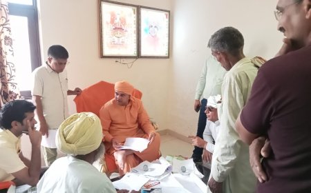 विधायक महंत बालक नाथ ने कार्यालय पर की जनसुनवाई : सुनी समस्याए