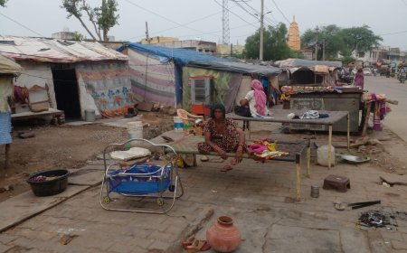 गाड़ियां लोहार, सरकारी योजनाओं से दूर सड़क किनारे काट रहे हैं जिंदगी