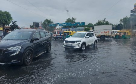 प्रशासन द्वारा पिछले कुछ माह में भिवाड़ी जल भराव से निपटने के लिए किए गए कार्यों से भिवाड़ी में दिखा असर