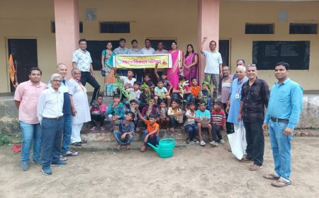 भीलवाड़ा द्वारा सेवा एवं पर्यावरण पखवाड़ा के तहत बच्चों को वृक्षारोपण कर धरती मां का फिर से हर- श्रृंगार करने का दिलाया संकल्प
