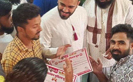 राजस्थान मुस्लिम यूथ द्वारा आयोजित 36वे रक्तदान शिविर में कुल 351 यूनिट हुआ रक्त संग्रहण