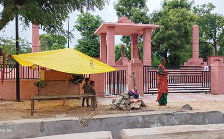 सिरोही जिला मुख्यालय पर बदहाल शहीद स्मारक :  गंदगी का आलम जिम्मेदार कौन ?