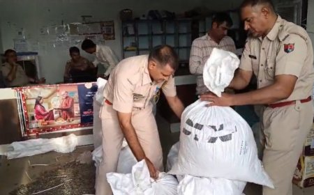 पुलिस की कार्यवाही में 27 लाख रुपए का  पकड़ा अवैध गांजा