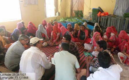 दुजाना के पंचायत में सामाजिक अंकेक्षण को लेकर ग्राम सभा का आयोजन