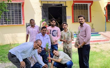 सामाजिक न्याय अधिकारिता विभाग कोटपूतली में किया गया पौधारोपण