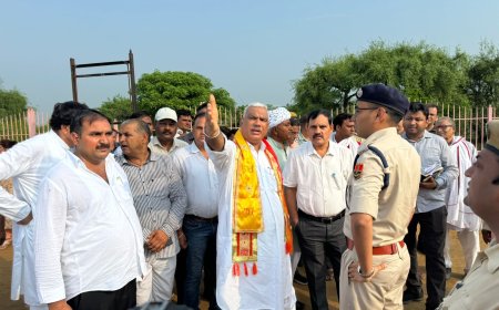 गृह राज्यमंत्री ने की मुडिया पूर्णिमा मेले की तैयारियों की समीक्षा:  श्रद्धालुओं को मेले के दौरान मूलभूत सुविधाओं में कमी नहीं आने दें - गृह राज्यमंत्री