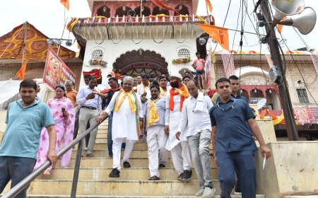 अलवर सांसद एवं केंद्रीय मंत्री भूपेंद्र यादव रहे अलवर प्रवास पर