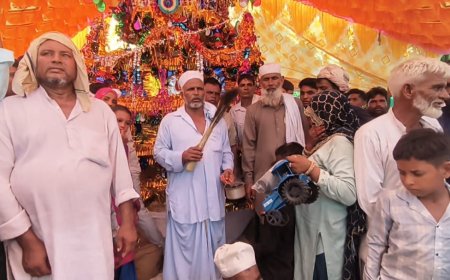 गोविंदगढ़ कस्बे में निकले ताजिये: इमाम हुसैन और उनके साथियों की शहादत को याद किया, अखाड़ों ने दिखाए करतब