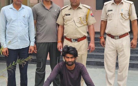 कॉलेज से बैटरी चोरी करने के मामले में आरोपी चढ़ा कोटकासिम पुलिस के हत्थे