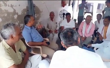 राजस्थान जल संरक्षण आजीविका सुधार परियोजना की किसानों को दी जानकारी