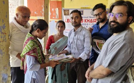 लियो क्लब खैरथल मंडी ने  स्कूल बैग और स्टेशनरी किट का किया वितरण