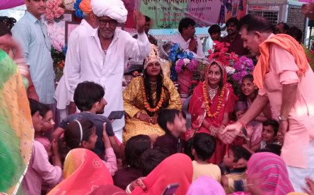 बामलास धाम में रुक्मणी विवाह के साथ कथा का समापन :गुरु पूर्णिमा पर होगा हवन और भंडारा