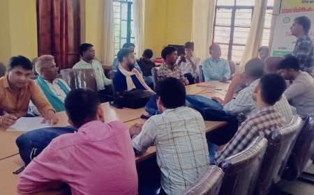 ग्रामीण विकास ट्रस्ट के द्वारा ब्लॉक  लेवल मीटिंग का आयोजन