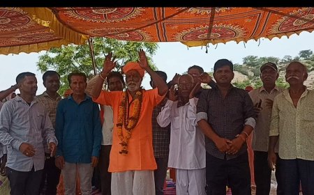 श्री मुक्तेश्वर महादेव मंदिर प्रांगण में गुरू पूर्णिमा महोत्सव योग गुरु बाबा मांगू नाथ महाराज के सानिध्य में हुआ आयोजित