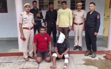 गोविंदगढ़:- मुनीम ओर कॉलेज स्टूडेंट् से लूट का खुलासा, दो आरोपी गिरफ्तार