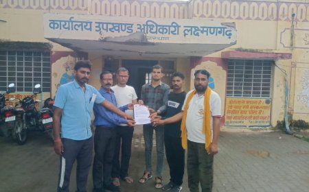 श्री राष्ट्रीय राजपूत करणी सेना ने सोपा मुख्यमंत्री के नाम उपखंड अधिकारी को ज्ञापन