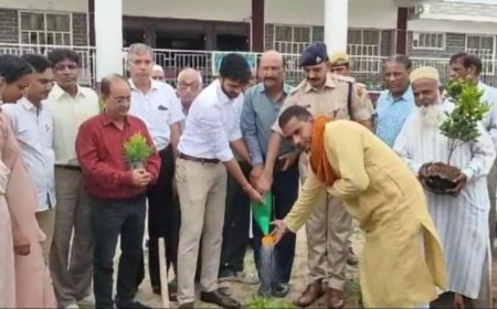 बीर में सर्व धर्म वाटिका का उद्घाटन :  5000 पेड़ लगाने का लक्ष्य