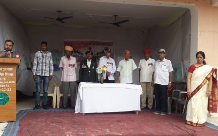 कारगिल विजय दिवस पर सैनिकों का किया सम्मान