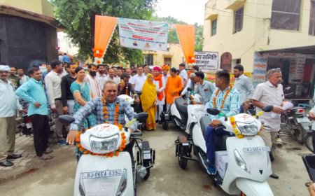 विकलांग स्कूटी योजना में 11 जनों को मिली स्कूटी