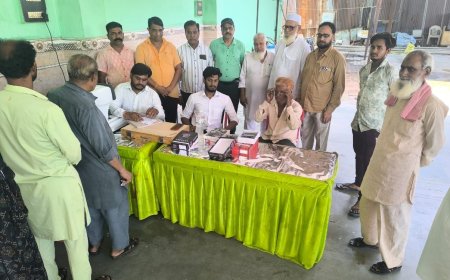 निःशुल्क नेत्र जांच व ऑपरेशन शिविर अंजुमन इत्तेहाद ए बाहमी द्वारा संपन्न