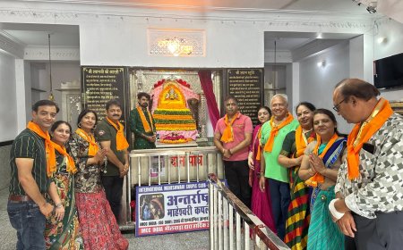 हर हर महादेव - घर घर महादेव के ‌जयकारों के साथ "ज्योत दर्शन थार्मिक यात्रा" का आयोजन सफलतापूर्वक सम्पन्न