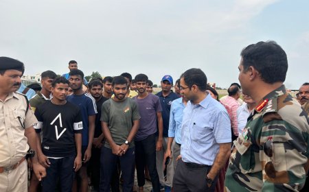 सेना अग्निवीर भर्ती 19 अगस्त से भरतपुर के लोहागढ़ स्टेडियम में आयोजित: जिला कलक्टर ने लोहागढ़ स्टेडियम का किया दौरा