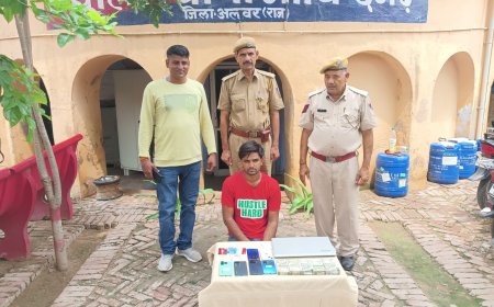 गोविन्दगढ़ पुलिस की साइबर ठगो के खिलाफ कार्रवाई:  एक गिरफ्तार 6 मोबाइल व 2 लाख 22 हजार रूपये, दो एटीएम कार्ड, एक लैपटॉप जब्त