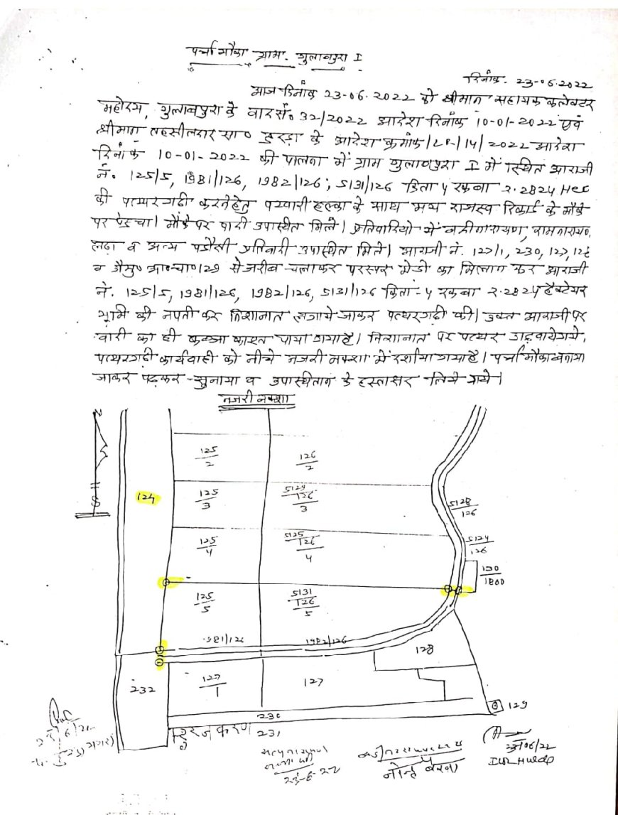 सरकारी भूमि को भू-माफिया से बचाने के लिए पार्षदो ने मुख्यमंत्री से की गुहार