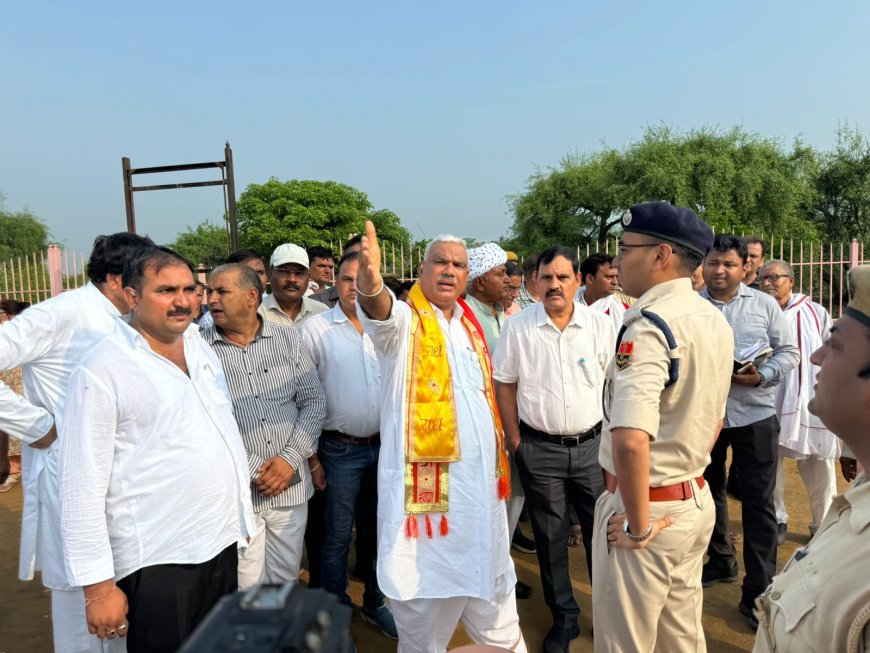 गृह राज्यमंत्री ने की मुडिया पूर्णिमा मेले की तैयारियों की समीक्षा:  श्रद्धालुओं को मेले के दौरान मूलभूत सुविधाओं में कमी नहीं आने दें - गृह राज्यमंत्री