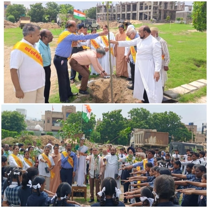 एक पेड़ भारत माता के नाम,   सर्व धर्म वाटिका में वृक्षारोपण कार्यक्रम का द्वितीय चरण