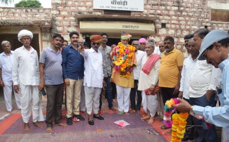 सेवानिवृत्त पर ऐतिहासिक किया अभिनंदन ,  सेवाव्रतधारी मोहन सिंह ने जीवन किया समाज सेवा को समर्पित