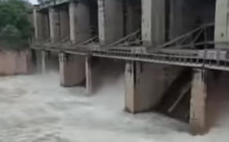 गम्भीर नदी में पांचना बांध से 3 हजार क्यूसेक पानी निकासी,   जिले के बयाना एवं रूपवास उपखण्ड के नदी तटीय गांवों में नागरिकों को किया सावचेत