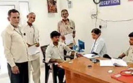 दो दिवसीय निःशुल्क स्वास्थ्य शिविर में 340 लोगों को दी सेवा