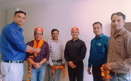 आरएनए प्रदेशाध्यक्ष अध्यक्ष  प्यारे लाल चौधरी का किया अभिनंदन