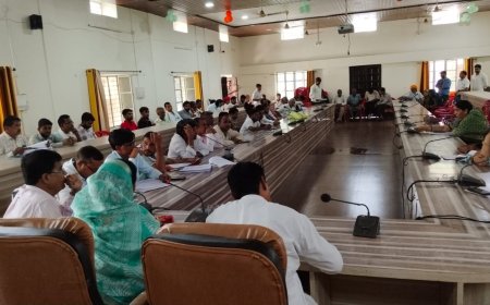 पंचायत समिति साधारण सभा की टूटी गरिमा, सात करोड़ के प्रस्तावों का किया अनुमोदन