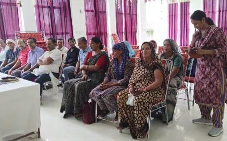 राजगढ़ के निजी गार्डन में सीएलजी की बैठक आयोजित