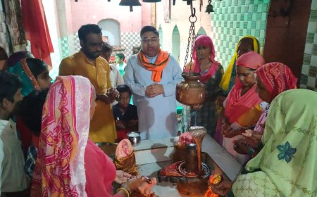 पवित्र मनन दीप द्वारा सावन के महीने में संपूर्ण मानव जाति के कल्याण के लिए रुद्री पाठ द्वारा किया गया रुद्राभिषेक