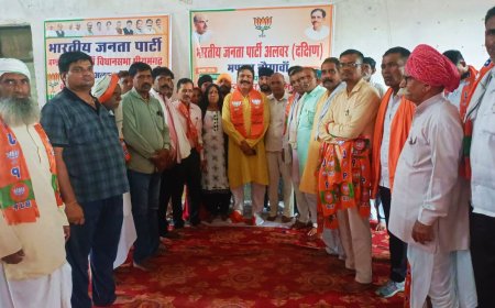 नौगावा भारतीय जनता पार्टी की कार्यसमिति की बैठक हुआ आयोजन