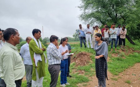 जिला कलेक्टर  ने अति-वृष्टि से प्रभावित क्षेत्रों का किया दौरा,आमजन से सावधानी बरतने की अपील