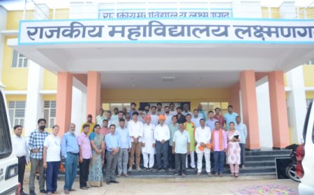 राजकीय महाविद्यालय लक्ष्मणगढ़ का मुख्यमंत्री ने किया वर्चुअल उदघाटन