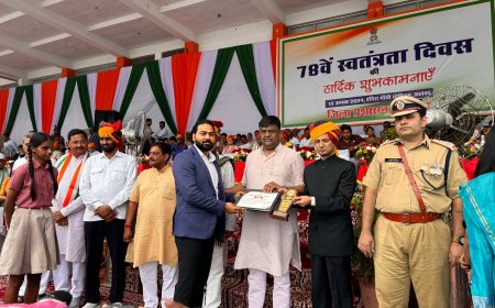 जितेंद्र मीणा उत्कृष्ट कार्य करने पर हुए सम्मानित