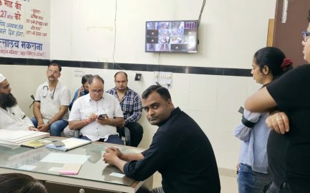 मकराना के चिकित्सकों ने ओपीडी सेवाओं के दौरान पेन डाउन कर किया विरोध