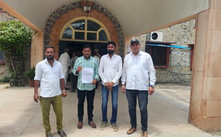 अंबेडकर सर्कल पर स्थापित बाबा भीमराव अंबेडकर की मूर्ति का अनावरण करवाने की मांग