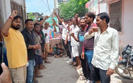 महुवा में बाल्मिक बस्ती में बाल्मिक समाज ने सुप्रीम कोर्ट के फैसले को बताया जायज