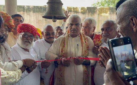 जहाज गॉव में कारिस देव बाबा के पॉच दिवसीय लख्खी मेले का हुआ शुभारंभ: राजस्थान ही नहीं देशभर से आते हैं श्रद्धालु